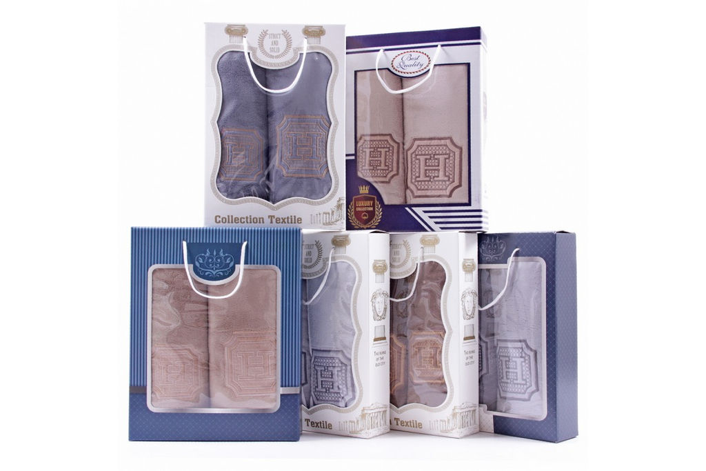 Набор полотенец микрофибра 98-824-825 в коробке Б+Л