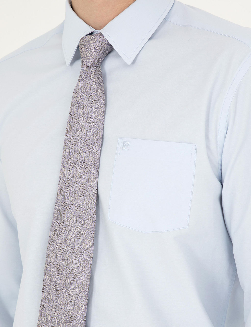 A__k Mavi Regular Fit Uzun Kollu Basic G_mlek