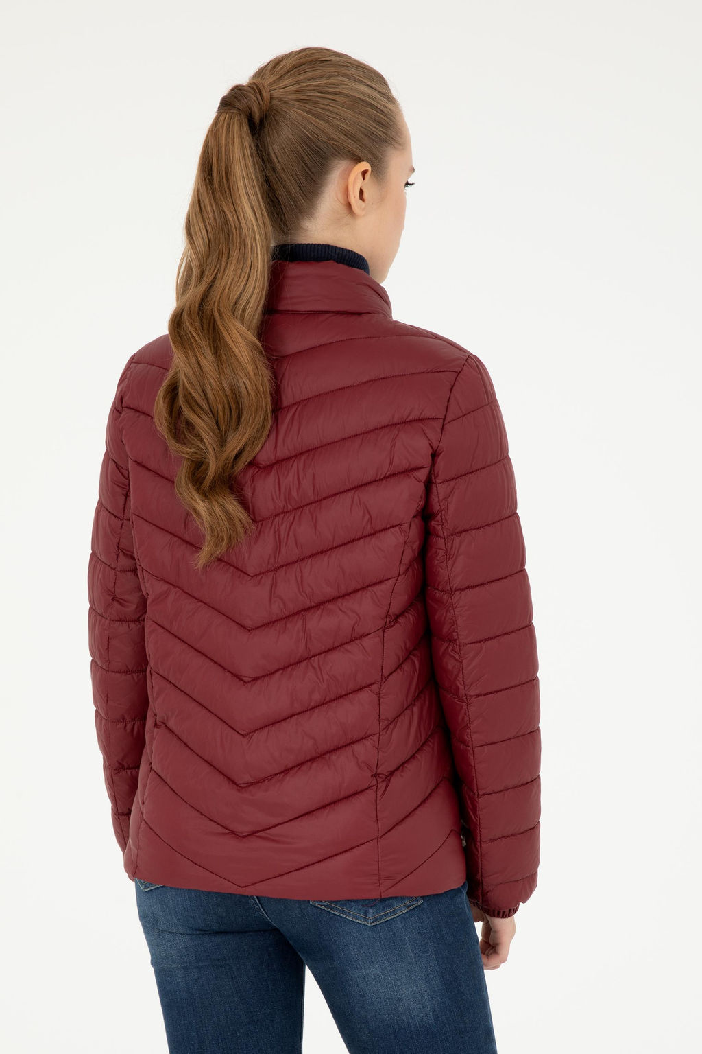 Женское бордовое пальто Неожиданная скидка в корзине