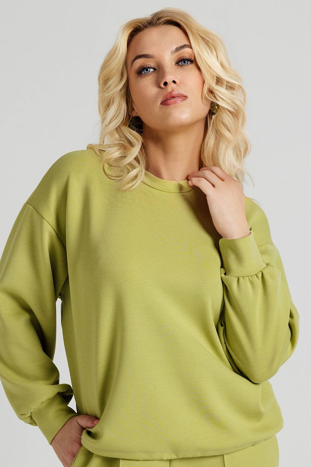 Блузка женская 4521/06/Оливковый - Rise фото 2