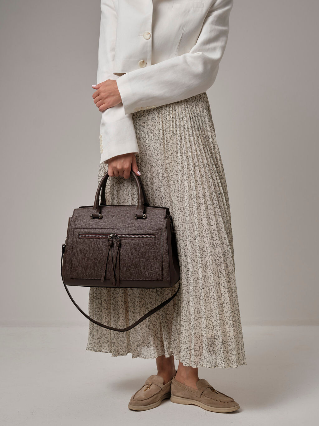 Сумка Schatz 40768 коричневый торф