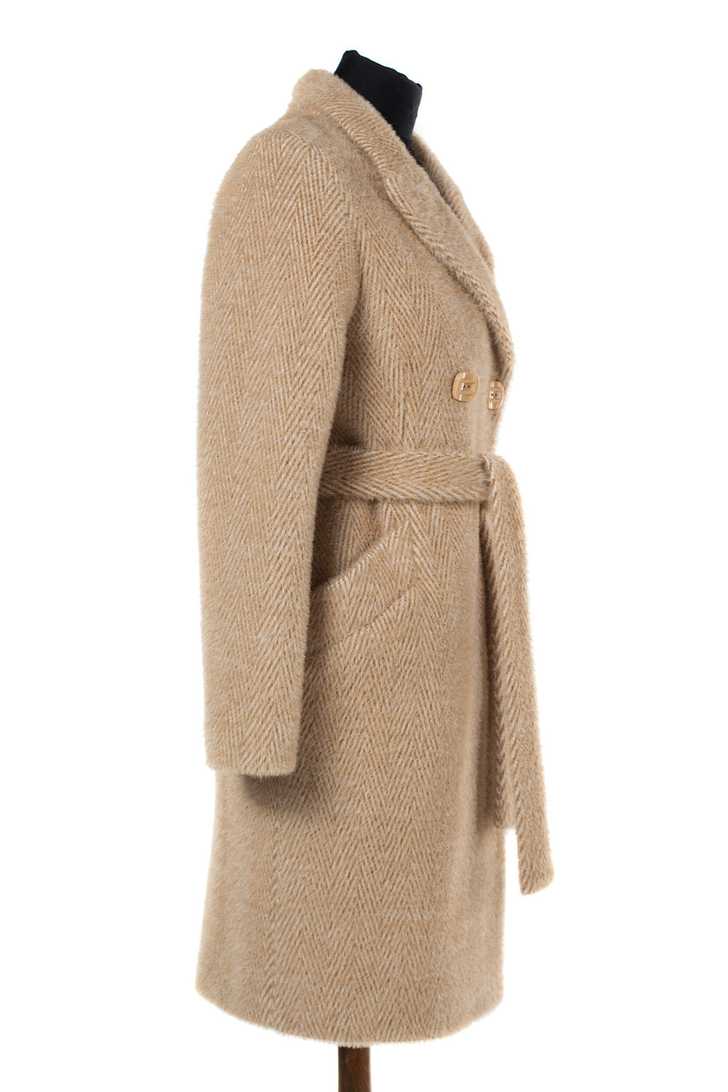 01-09698 Пальто женское демисезонное (пояс)