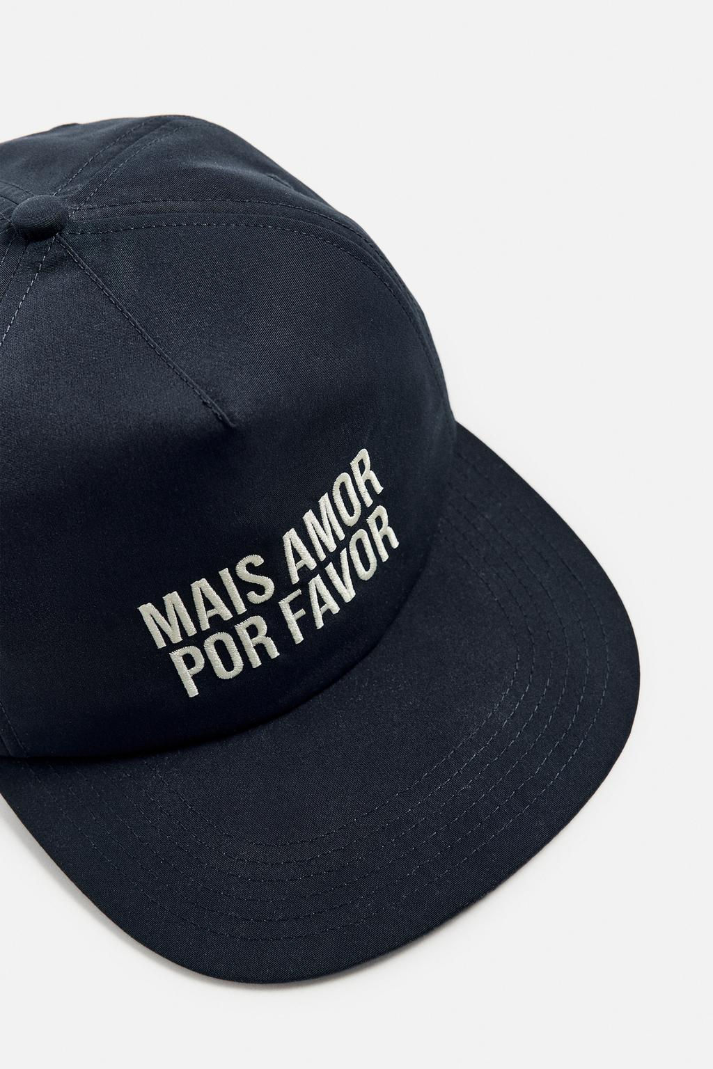LIMITED EDITION EMBROIDERED FLAT PEAK CAP - Zara фото 3