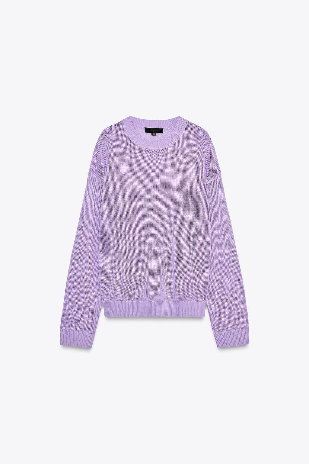 STRAIGHT PLAIN KNIT SWEATER - Zara фото 2