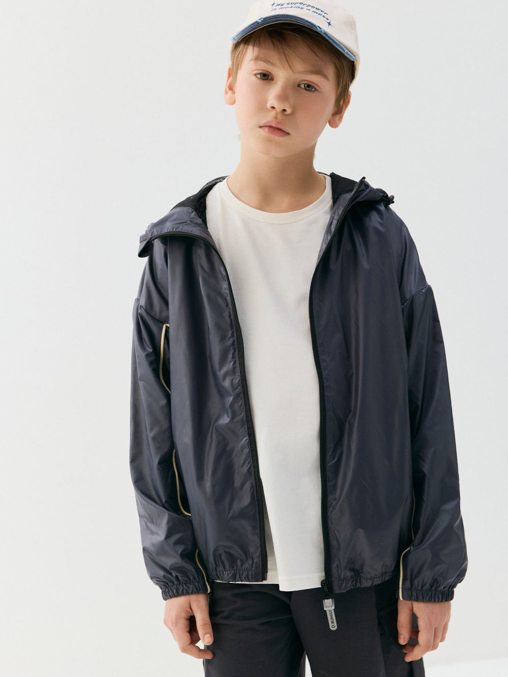 Ветровка на сетчатой подкладке Графит 7+ - Bungly фото 6