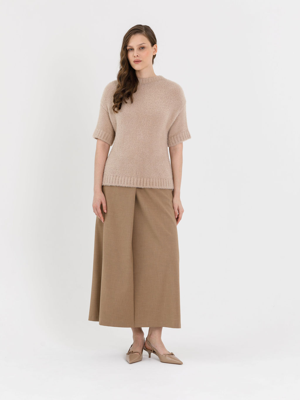 Блузка вязаная