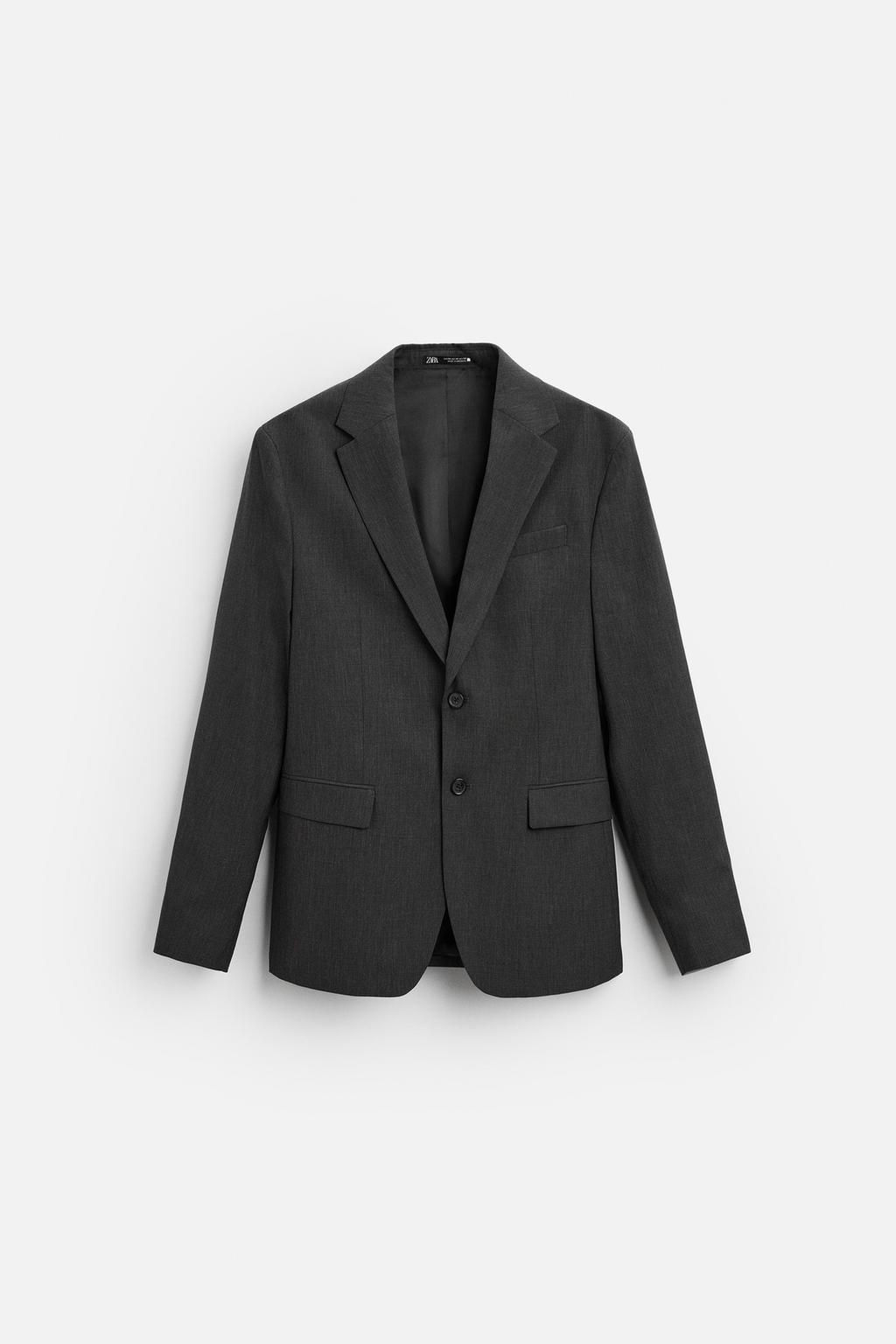 CHECKED SUIT BLAZER - Zara фото 6
