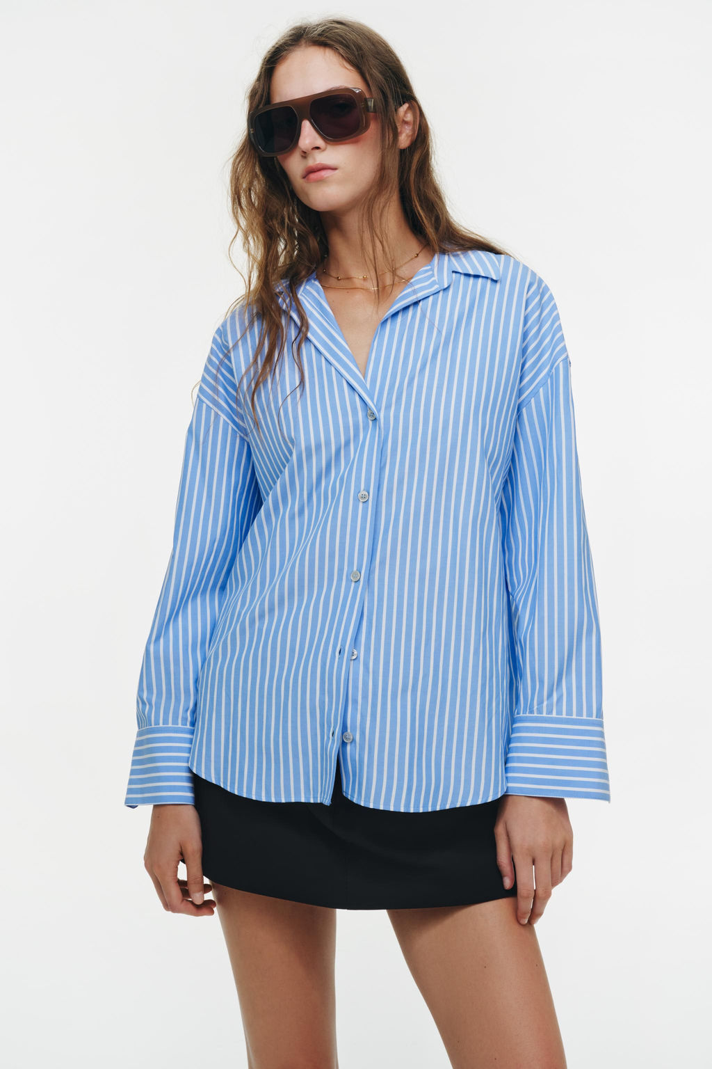 BASIC POPLIN SHIRT - Zara фото 10