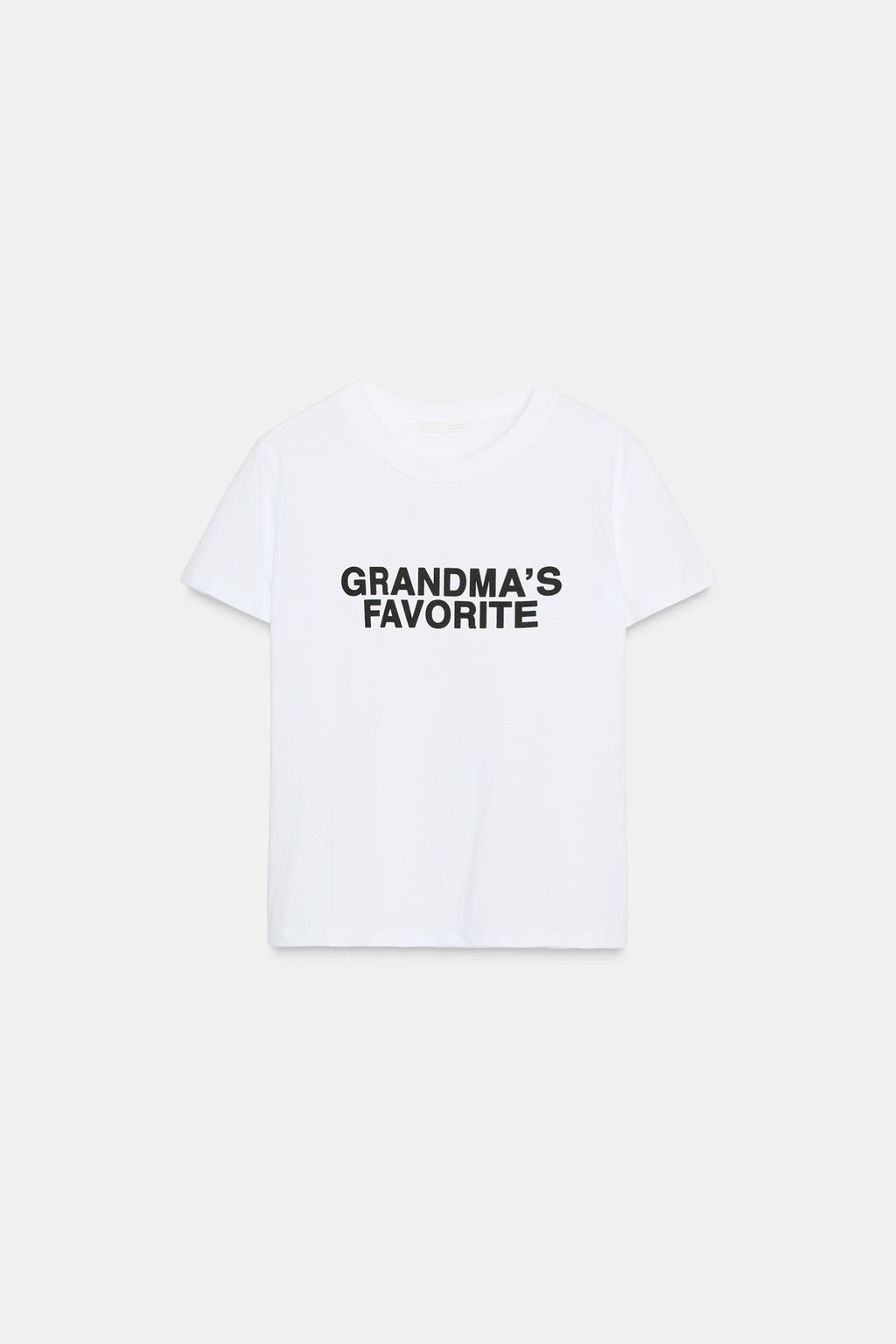 FRONT SLOGAN T-SHIRT - Zara фото 4