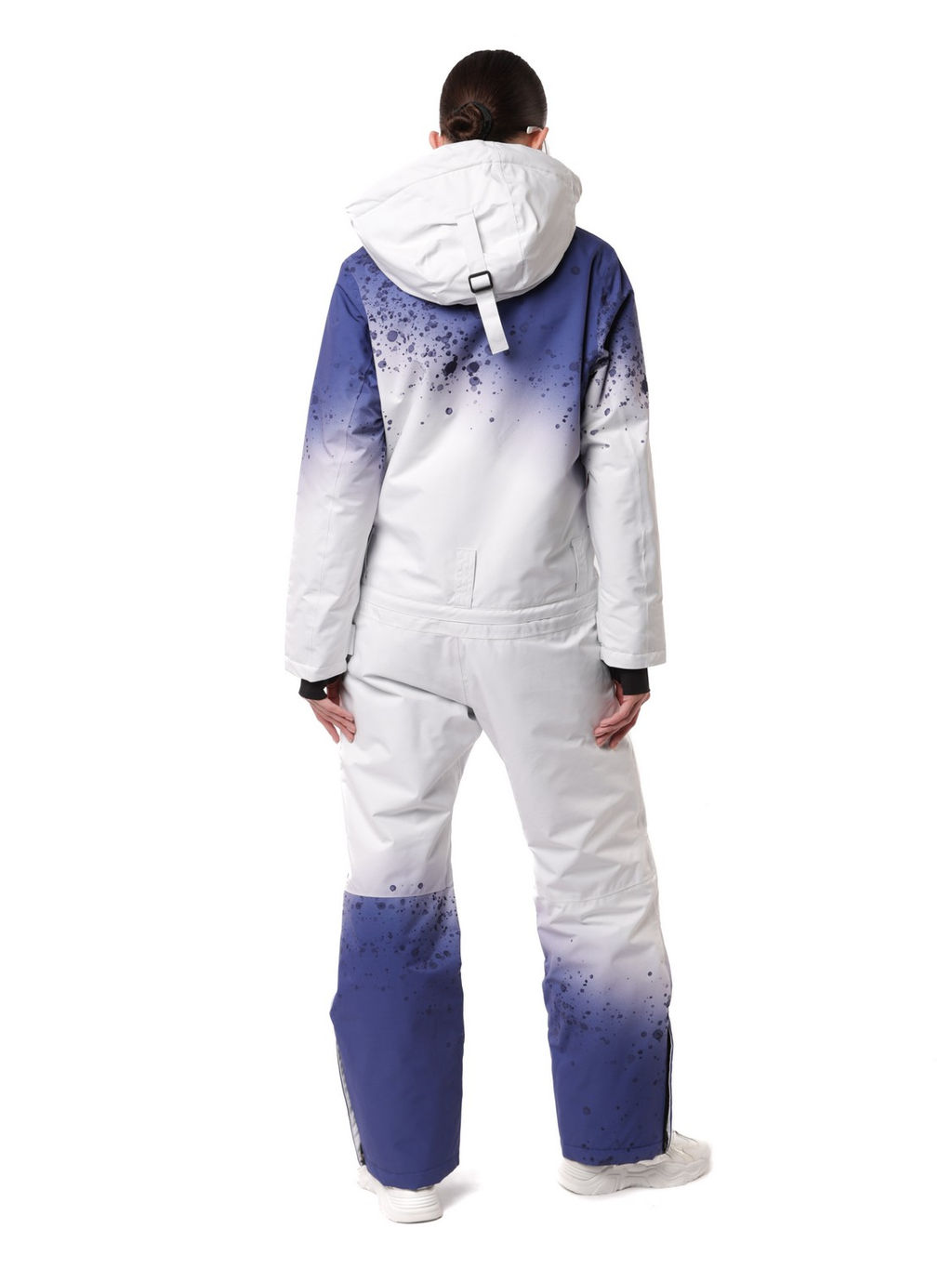 Комбинезон BB-0525 Бело-фиолетовый