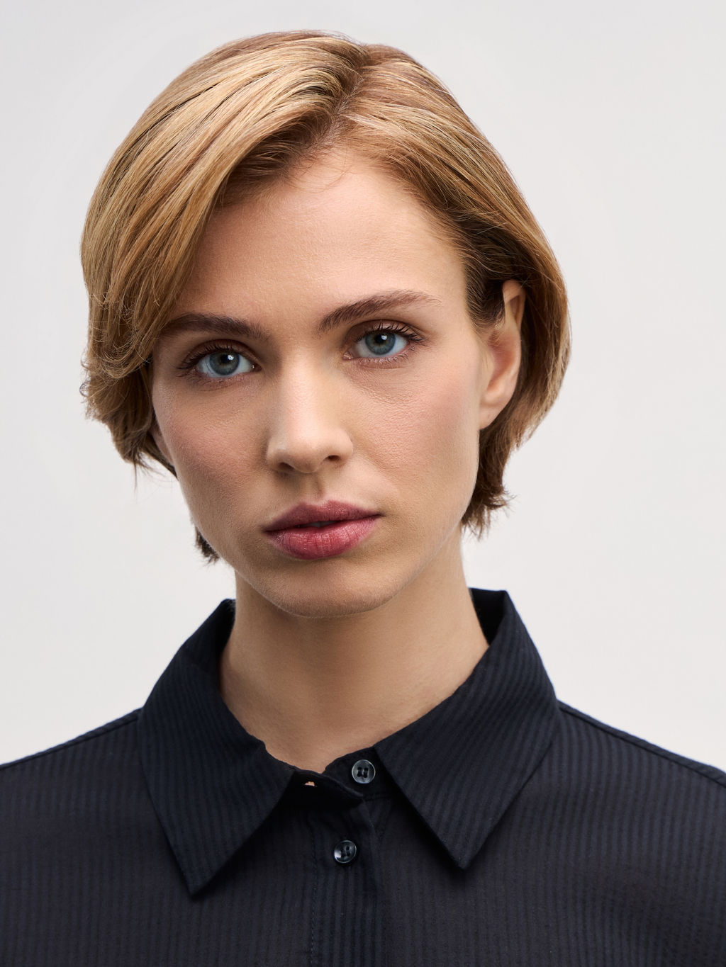 Рубашка из хлопка свободного кроя / Zarina  фото 6