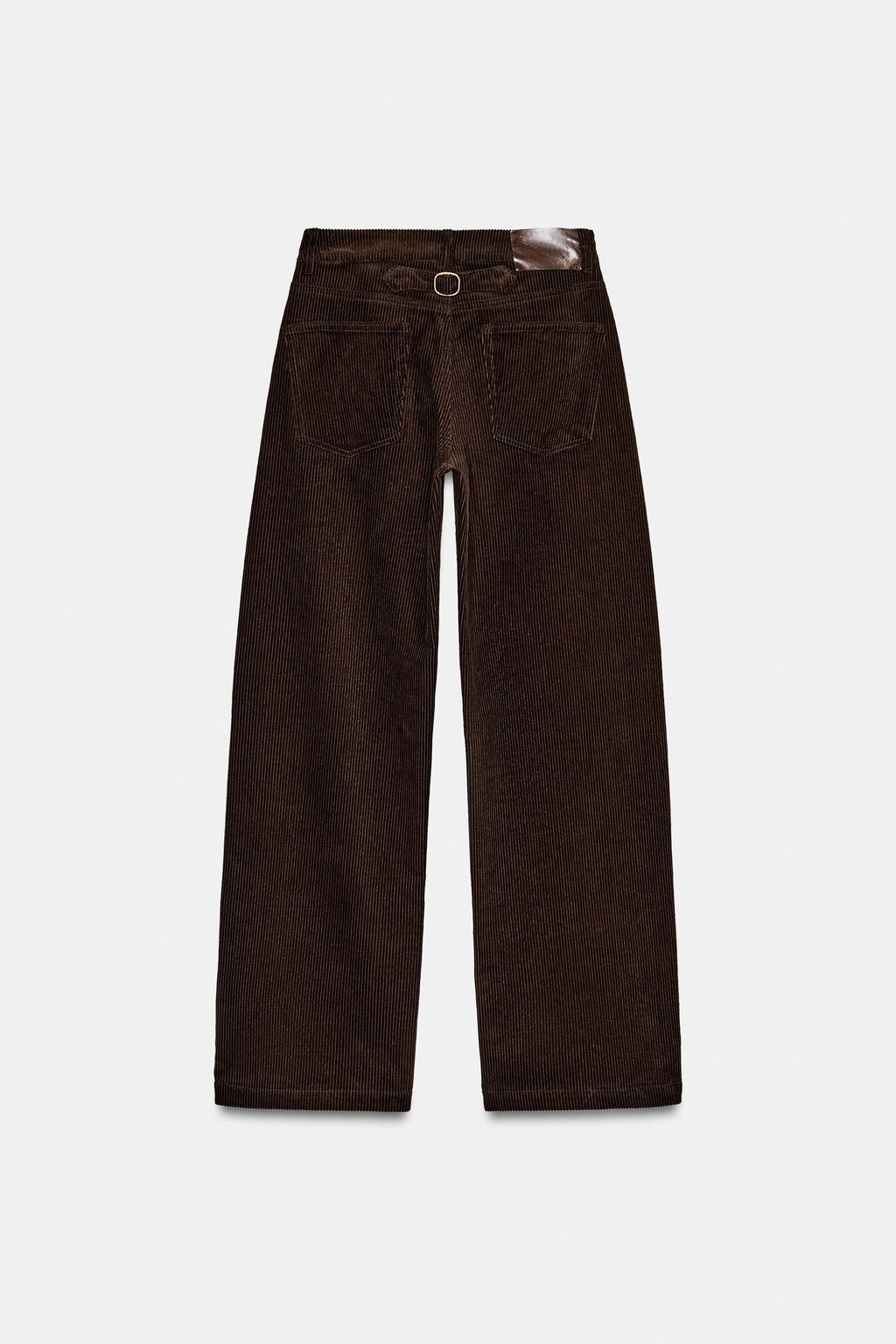 STRAIGHT-LEG CORDUROY TROUSERS - Zara фото 15
