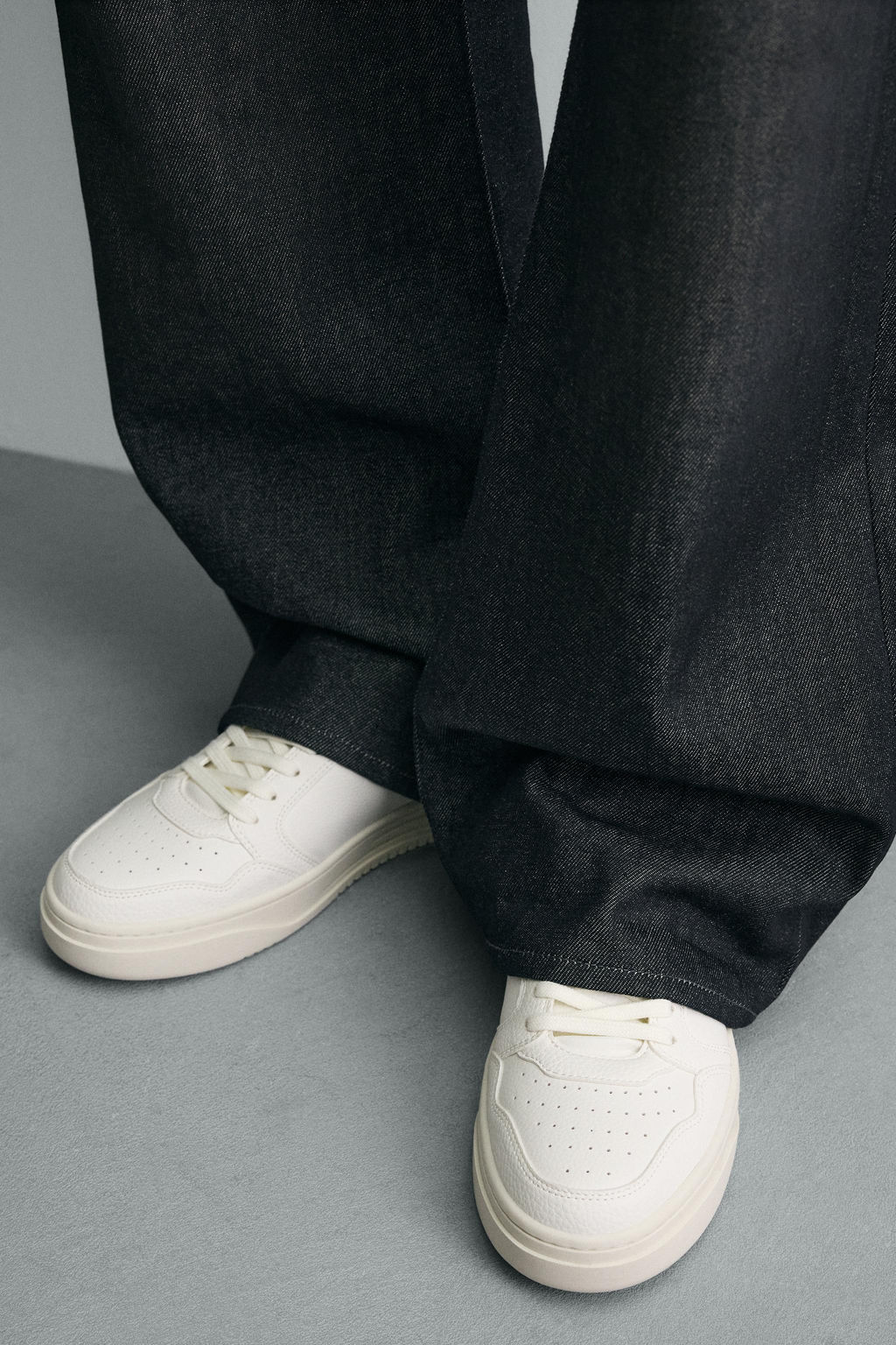 ZAPATILLA ESTILO RETRO / Blanco - Zara фото 3