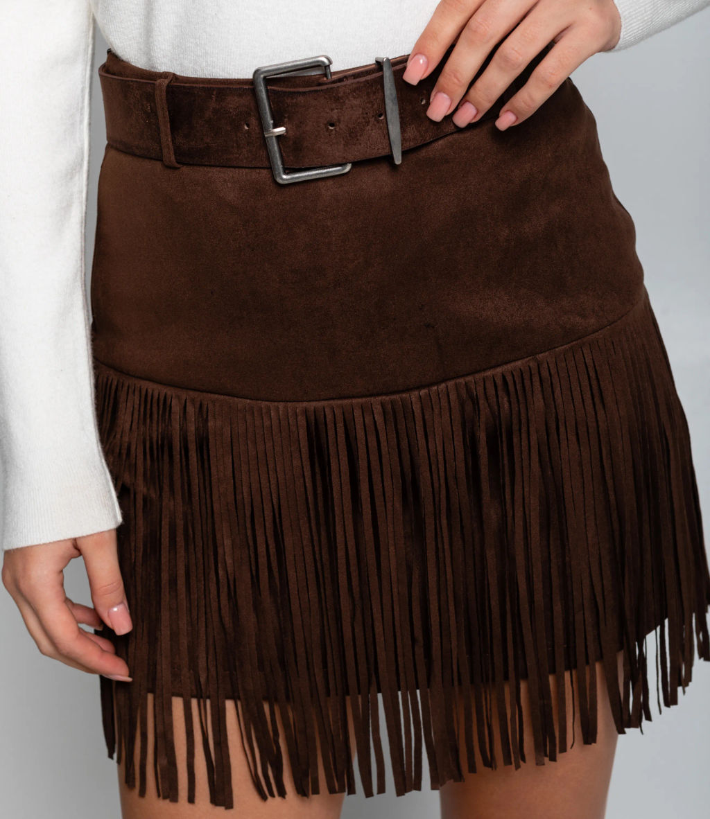 Юбка #КТ2516 (6), шоколадный - Dommod фото 5