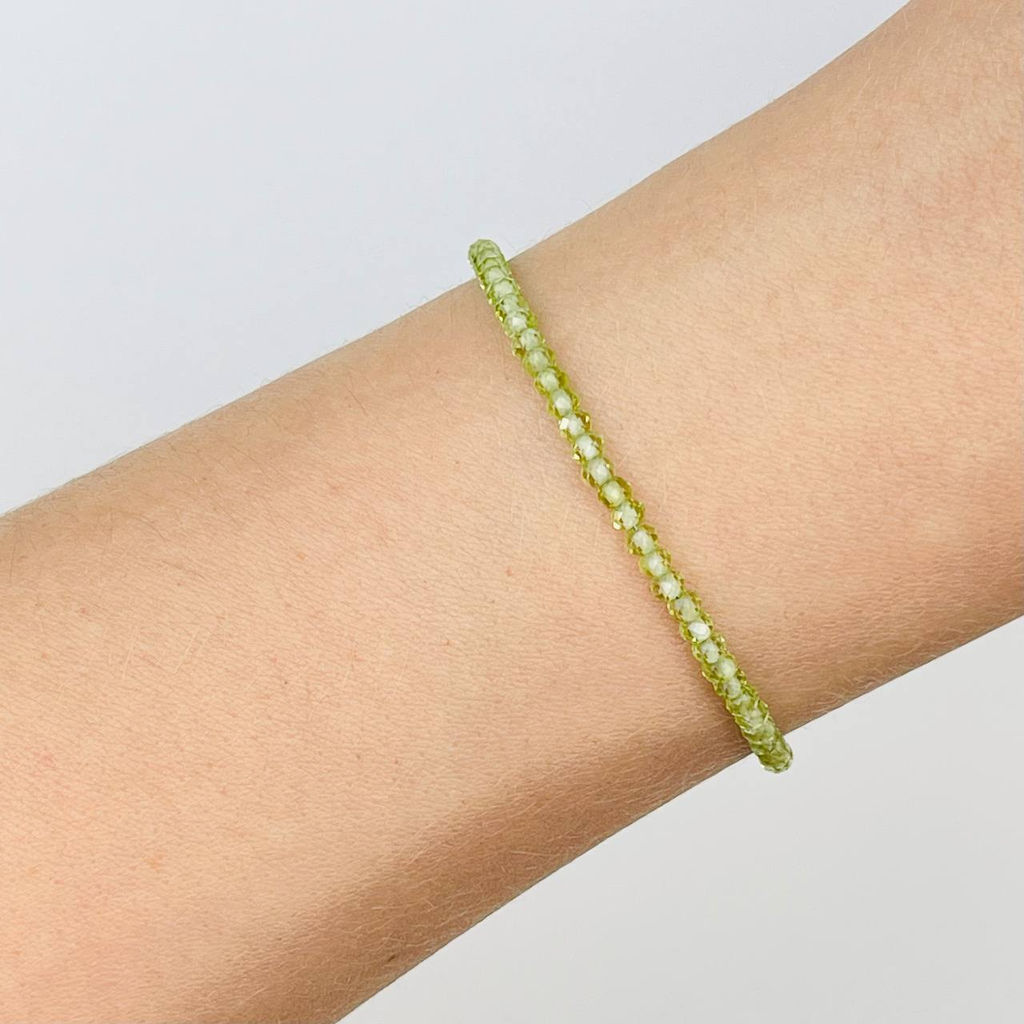 Браслет из Хризолита 18,5 см +