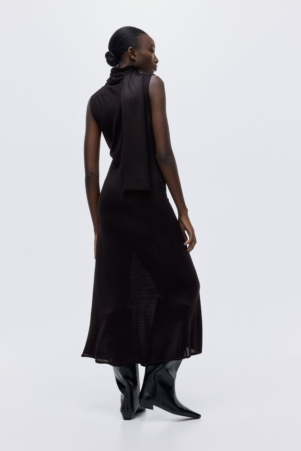 Vestido con cuello fular - H&m фото 4
