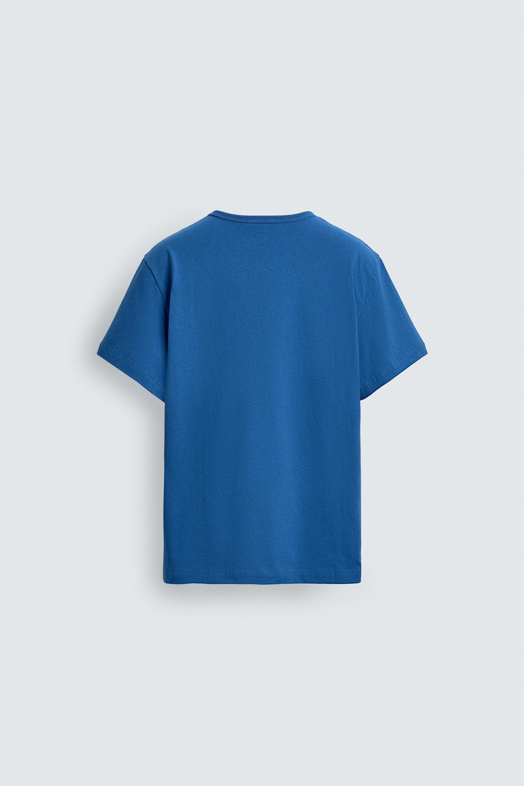 CAMISETA REGULAR FIT / Azul?n - Zara фото 8