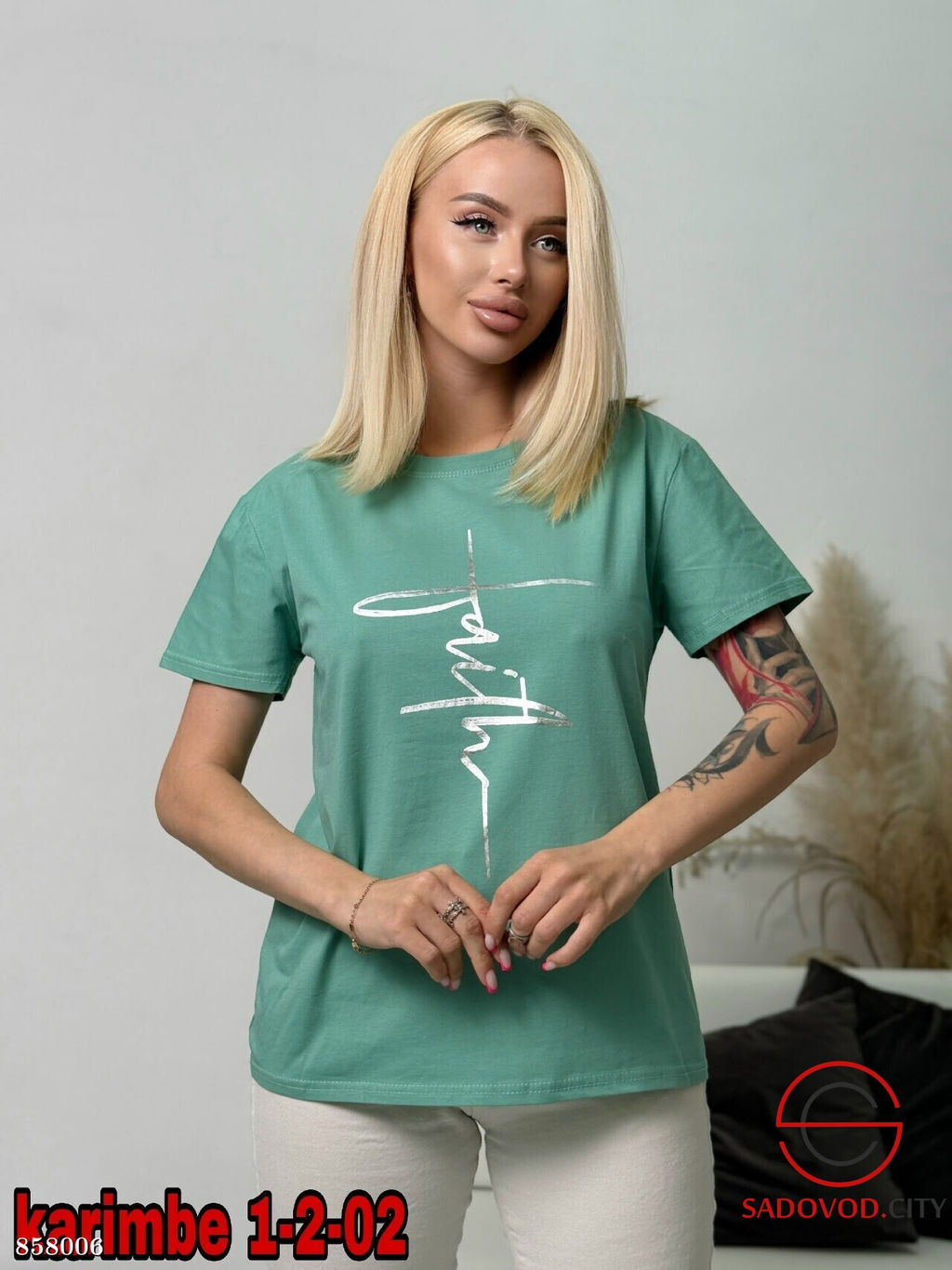 Футболка женская из хлопка - Fiona фото 6