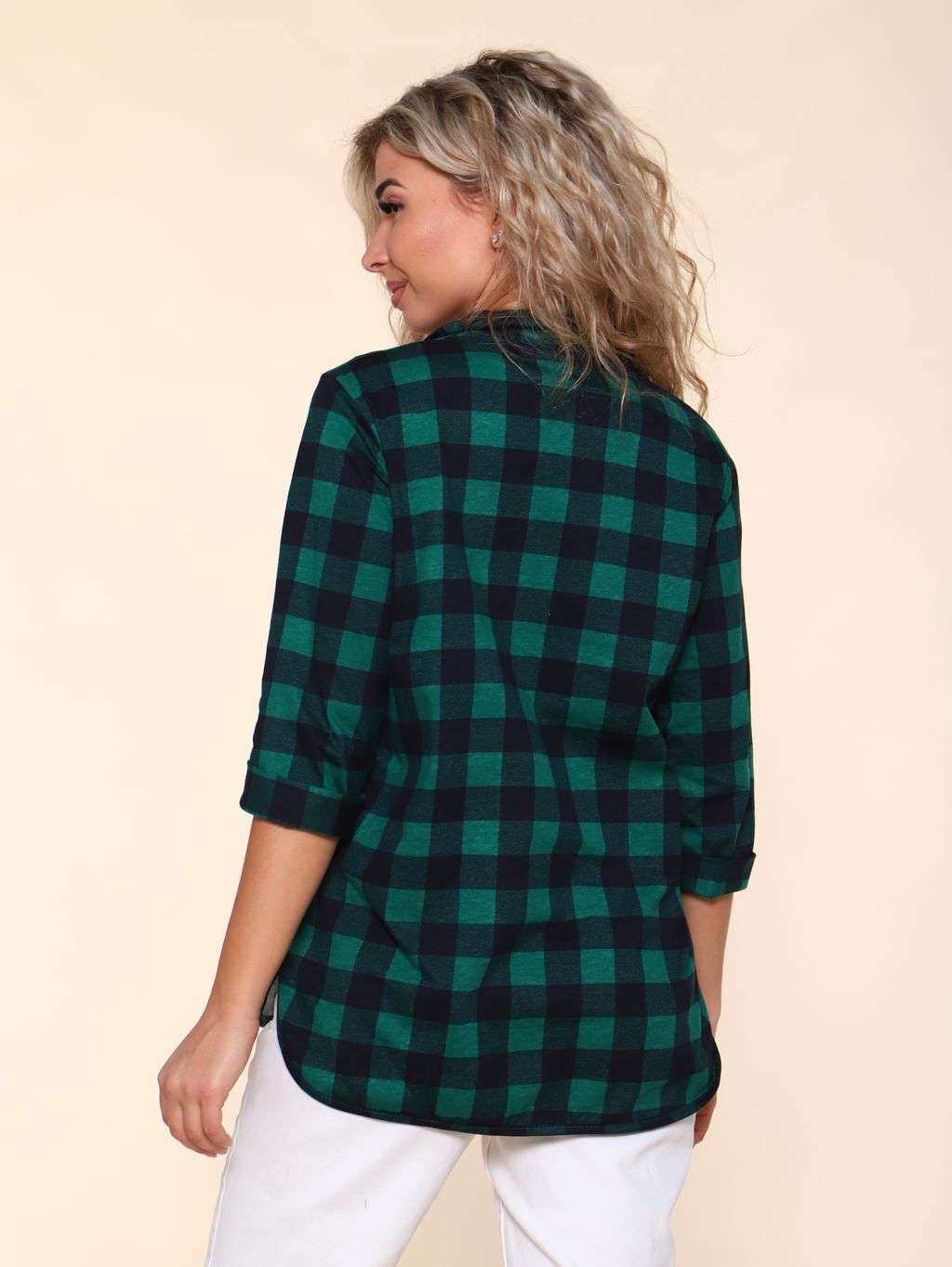 М377 Рубашка Рандеву (ярко-зеленый) - Иванушка-трикотаж фото 9