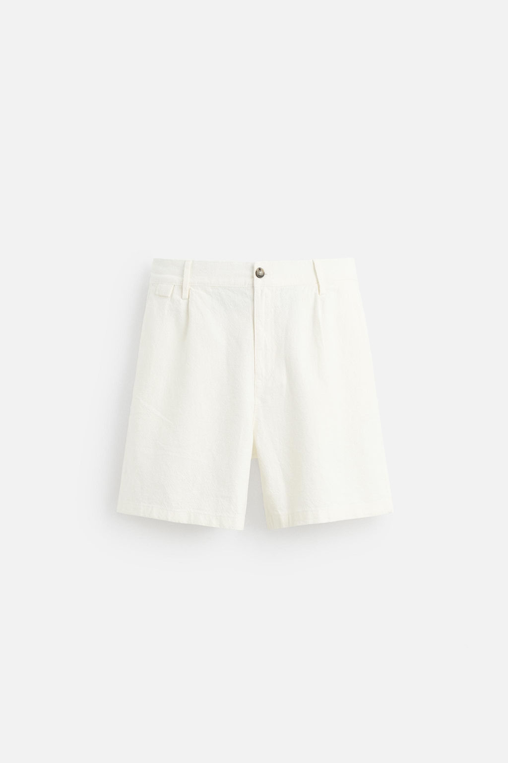 LINEN/COTTON BERMUDA SHORTS - Zara фото 15