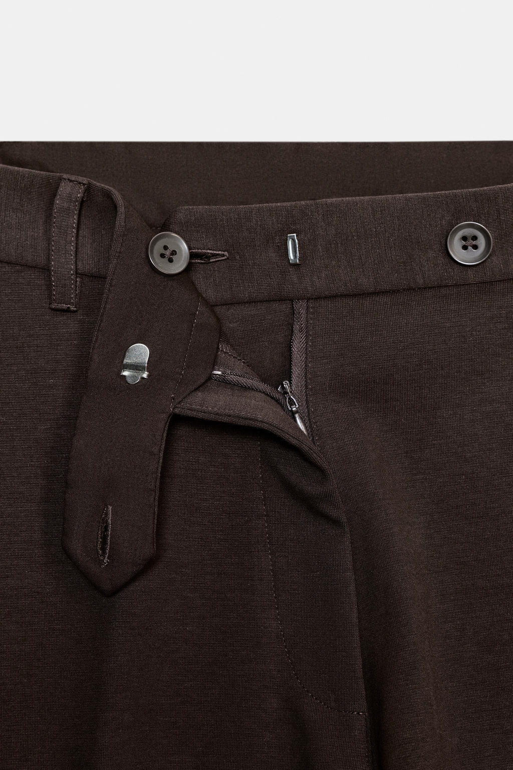 PANTAL?N INTERLOCK / Chocolate - Zara фото 10