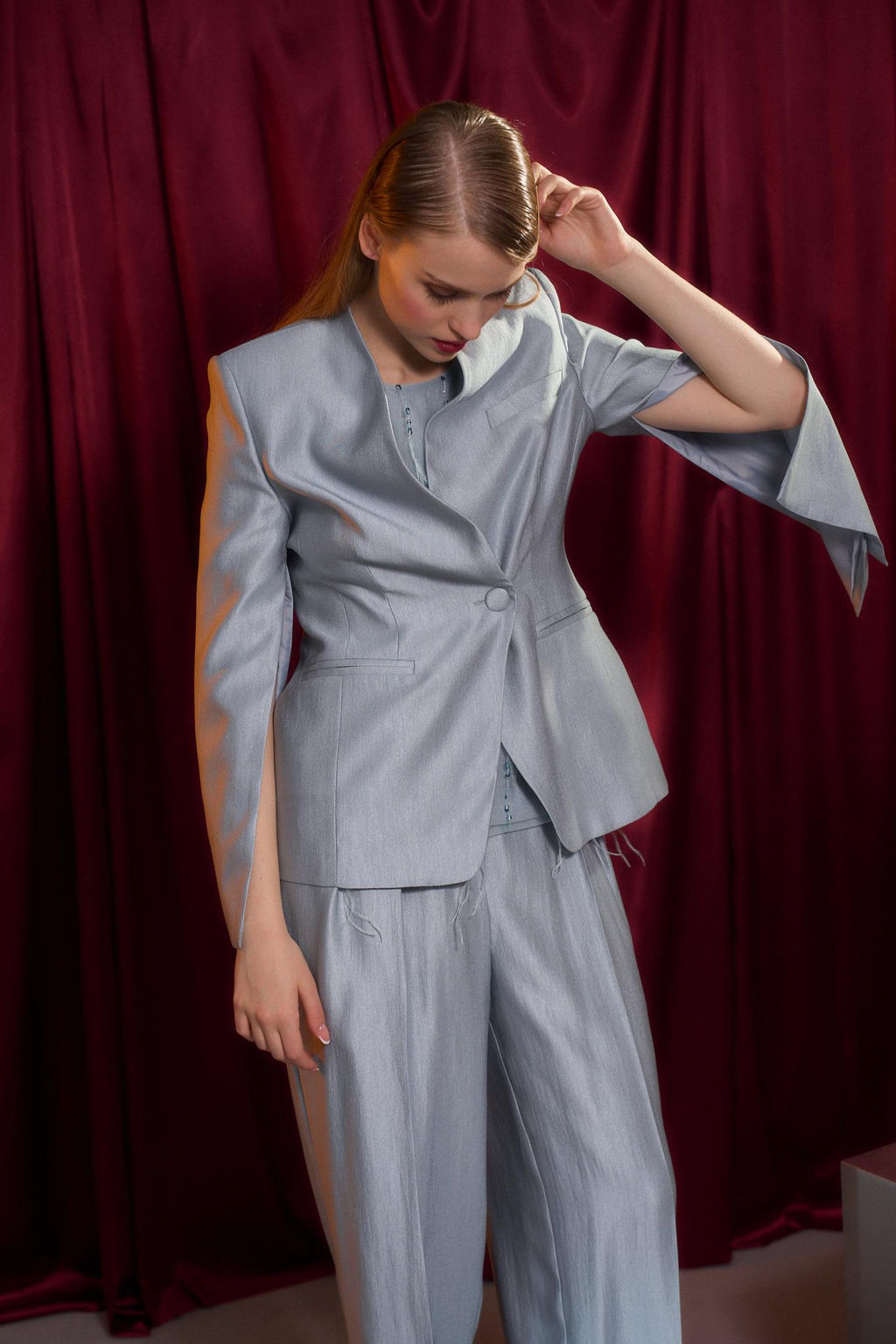 Комплект брючный (тройка) 1754 Новый год