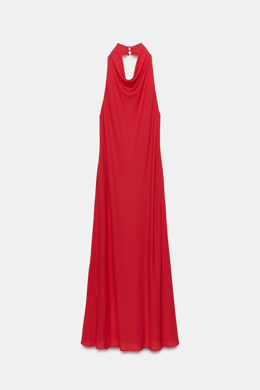 VESTIDO HALTER ZW COLLECTION / Rojo claro - Zara фото 6