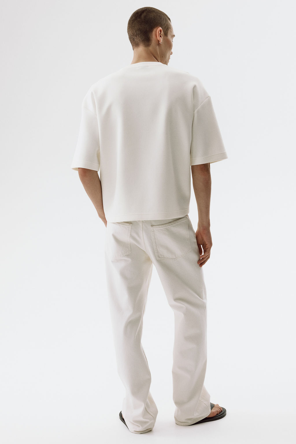 Camiseta efecto neopreno Oversized Fit - H&m фото 8