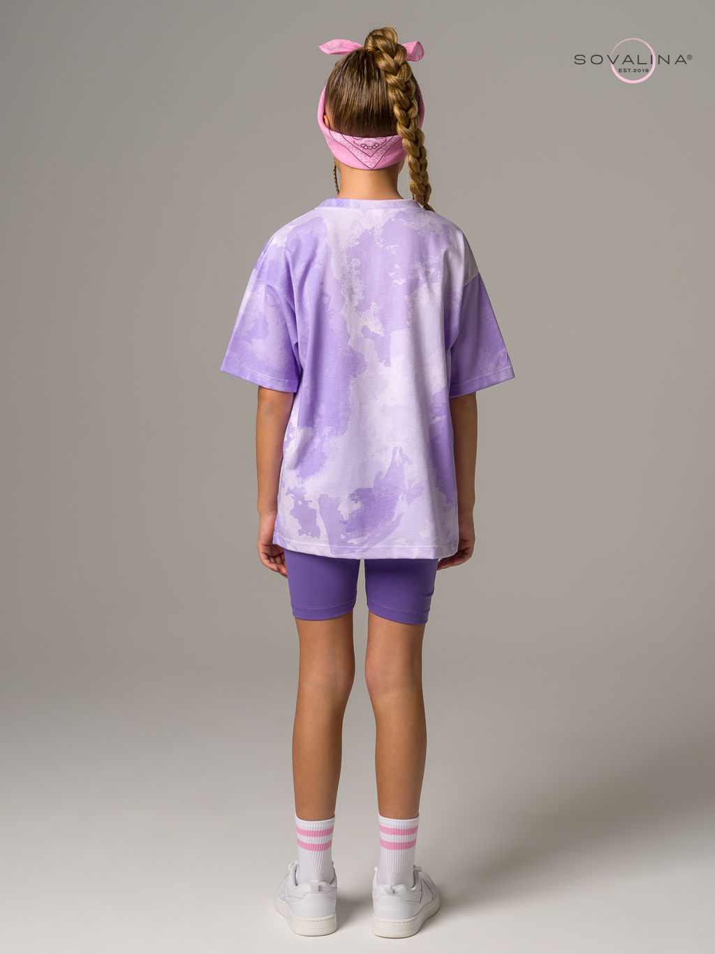 Костюм Актив MAX тайдай лаванда-вери - Sovalina фото 13