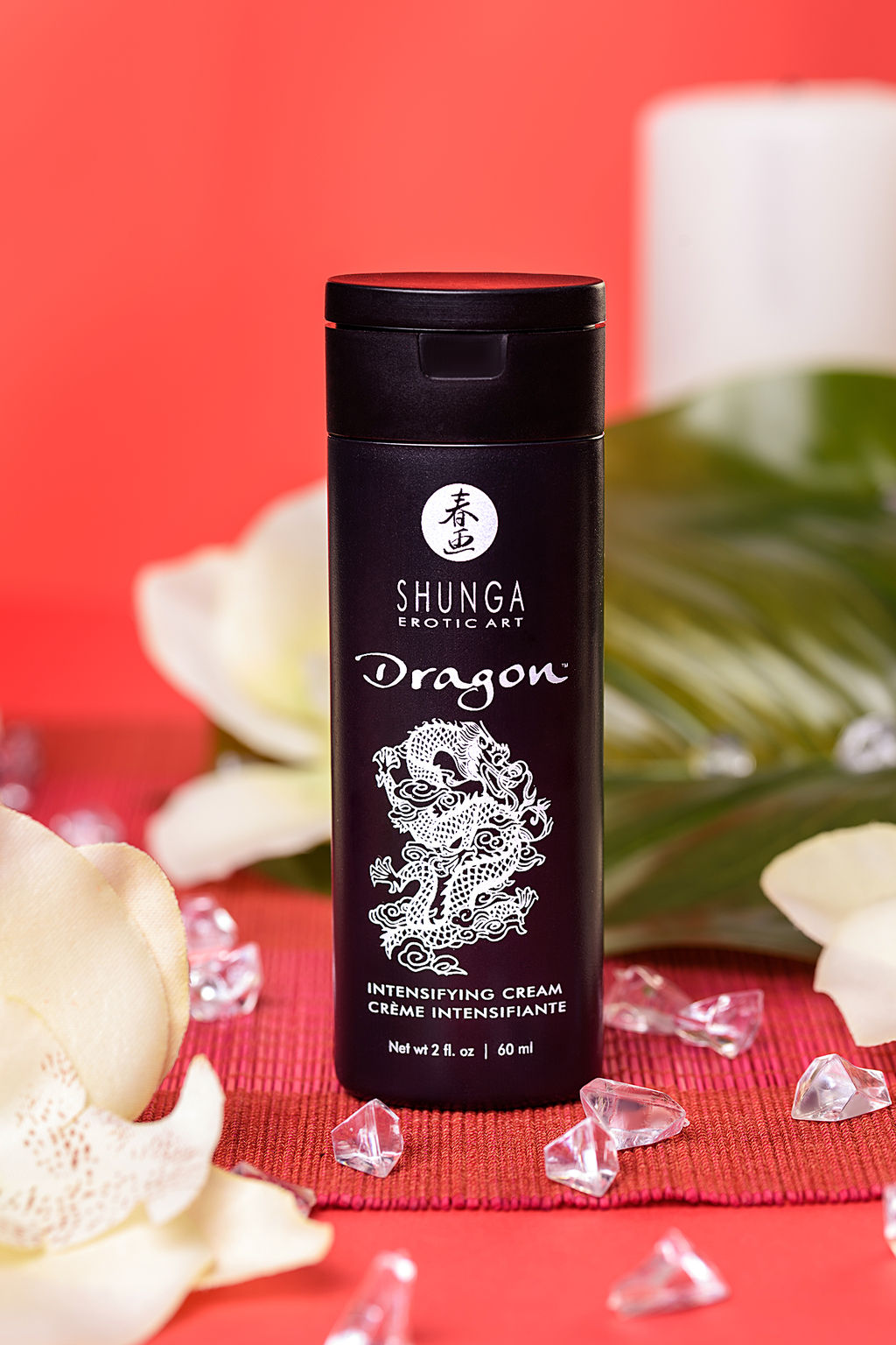 Интимный крем-лубрикант для мужчин Shunga Дракон (Dragon), эффект ледяного огня, 60 мл