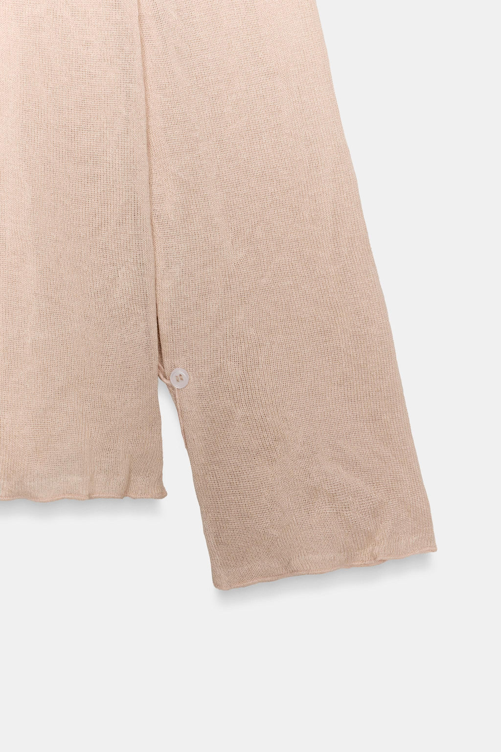 JERSEY PUNTO LAZO EFECTO ARRUGADO / rosa claro - Zara фото 11