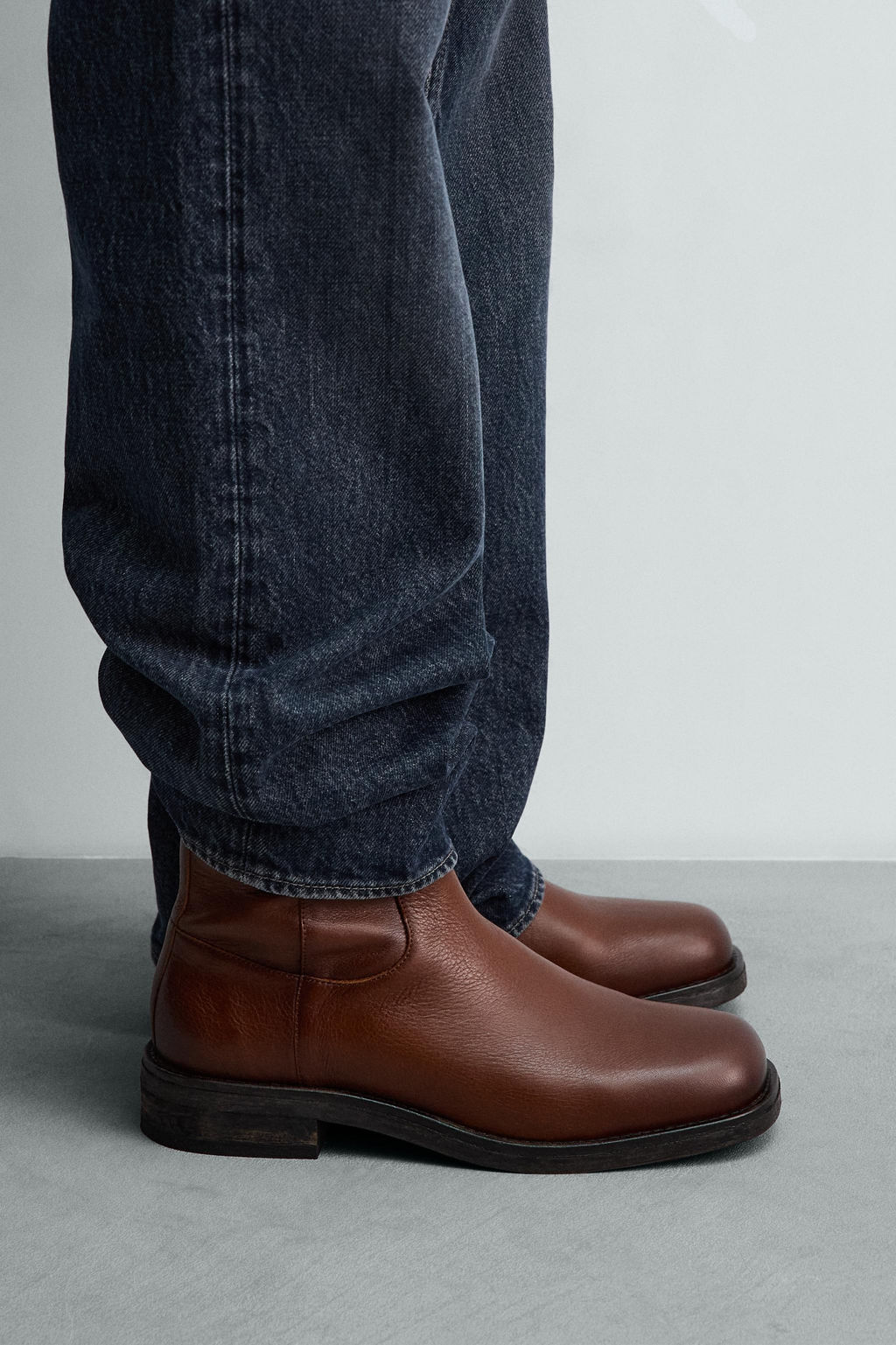 LEATHER LIMITED EDITION BOOTS - Zara фото 8