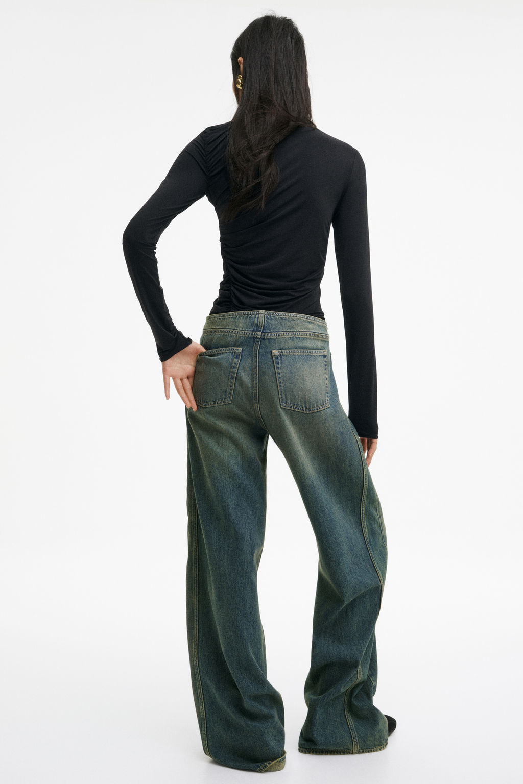 Baggy Low Jeans - H&m фото 4