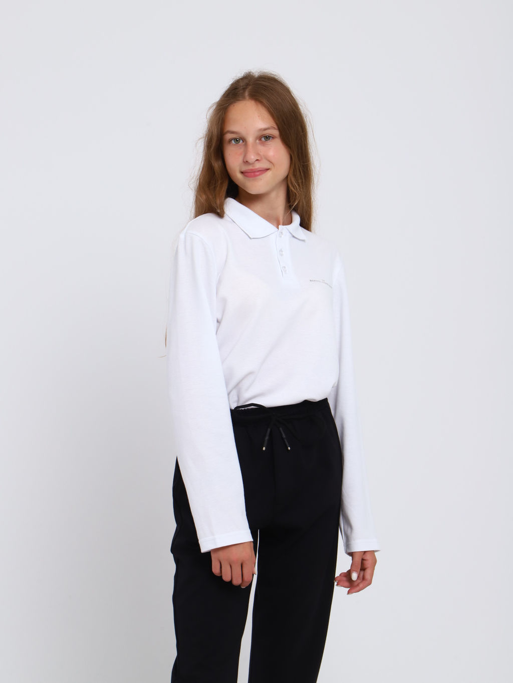 Ладошки / Рубашка-поло Василий белый  фото 5