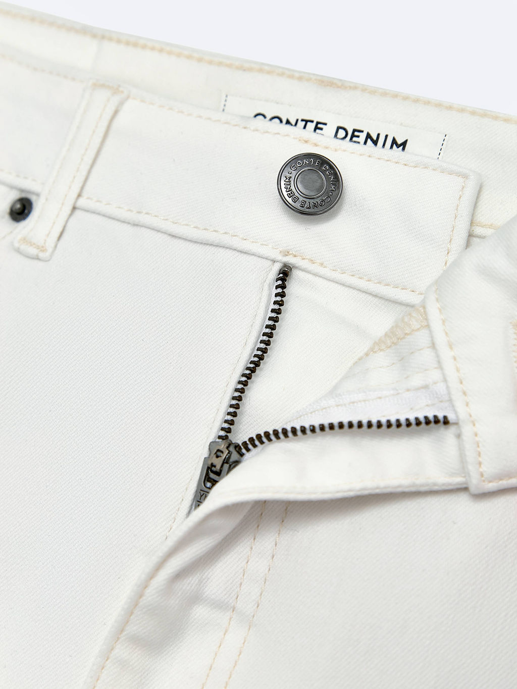 CONTE CON-929 Юбка джинсовая женская off white  фото 7