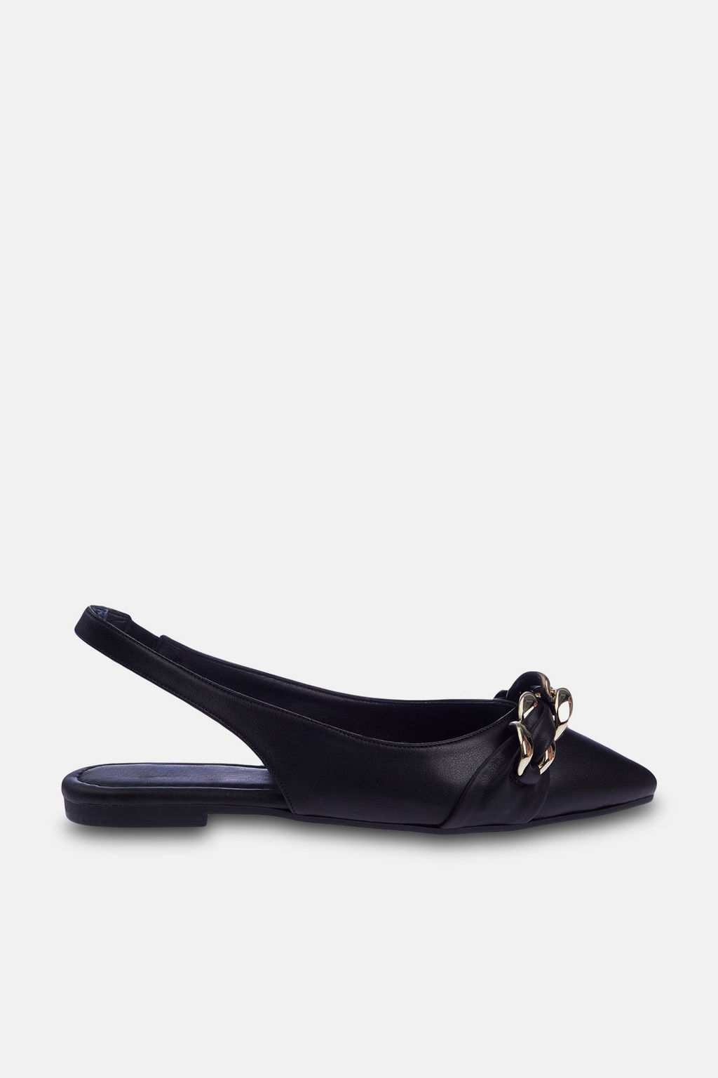 Trendyol Shoes Siyah Antik Tokal? Sivri Burun K?sa Topuklu Kad?n Babet TAKSS24BE00003 - Trendyolmilla фото 5