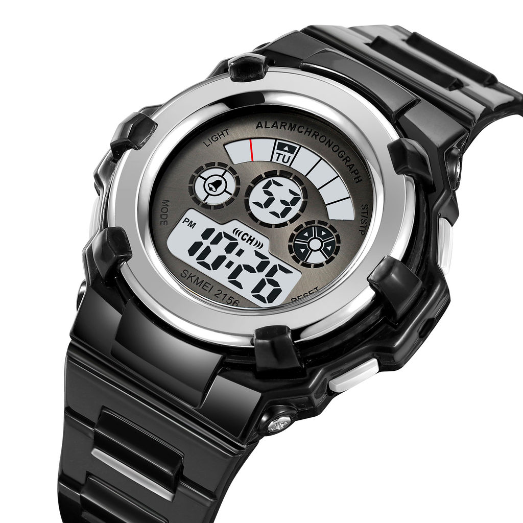 Часы наручные Skmei женские электронные спортивные 2156silver-black