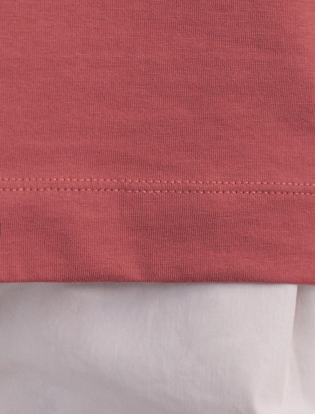 Свободная футболка из премиального хлопка с эластаном - Vilatte фото 4