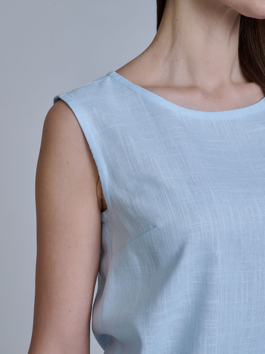 ЛЕН с ХЛОПКОМ топ