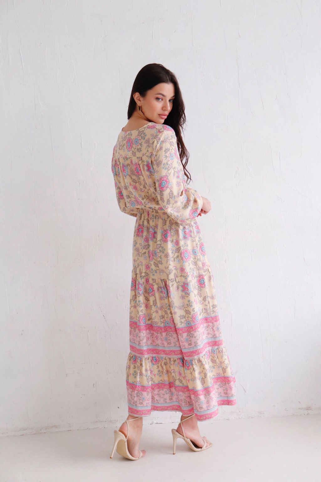 12129 Платье летнее с цветочным принтом - Martichelli фото 16