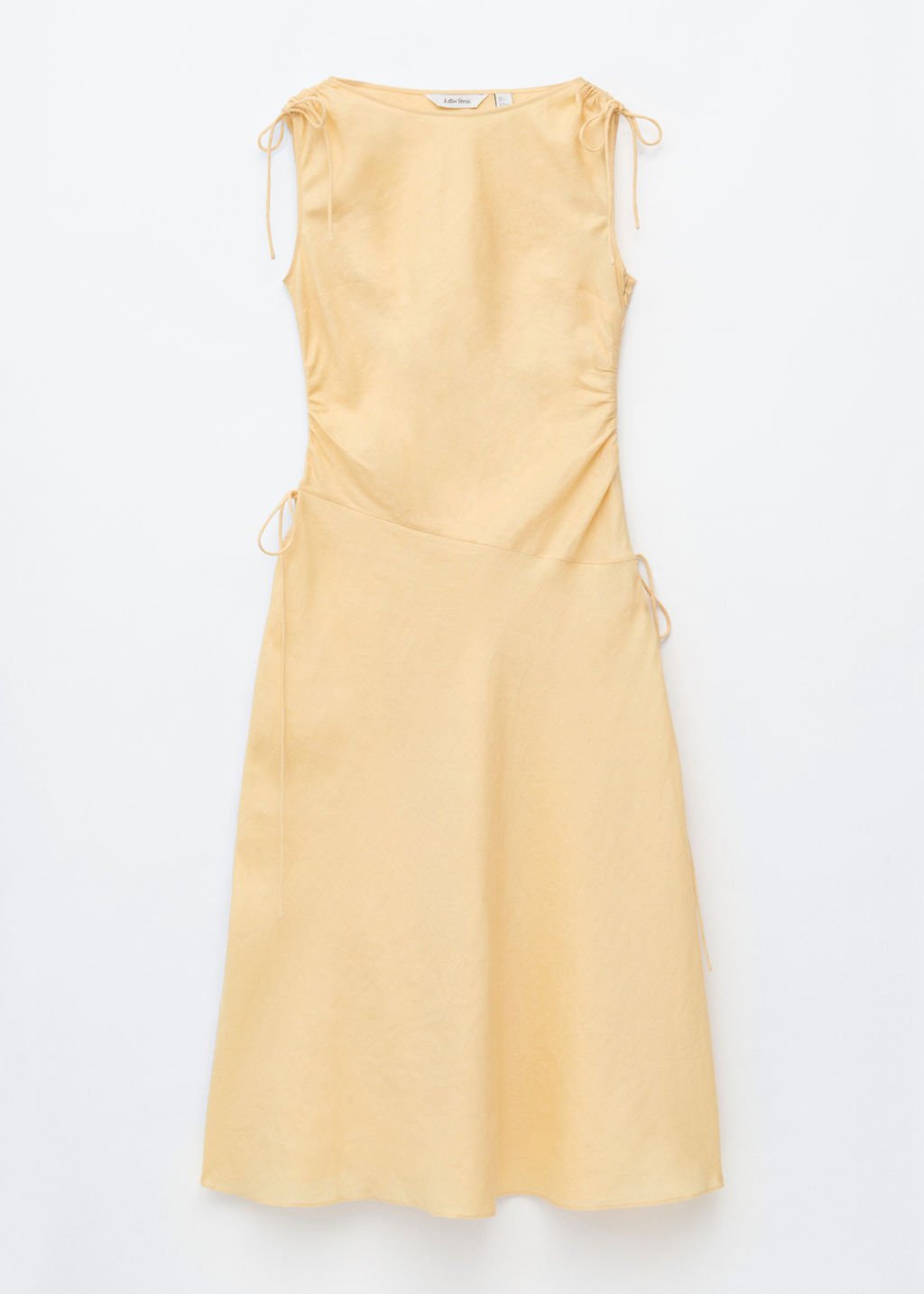 Vestido midi acampanado de lino - H&m фото 3
