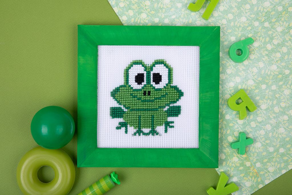 Klart набор для детского творчества 8-478 Детские истории. Лягушка 12 х 12 см  фото 9