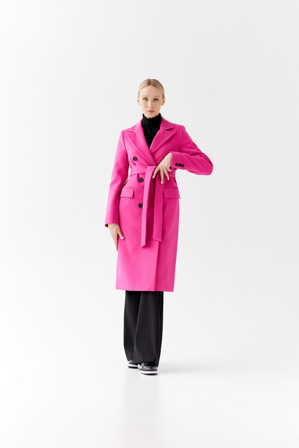 Пальто женское демисезонное 25775 (вино) - Kankan фото 18