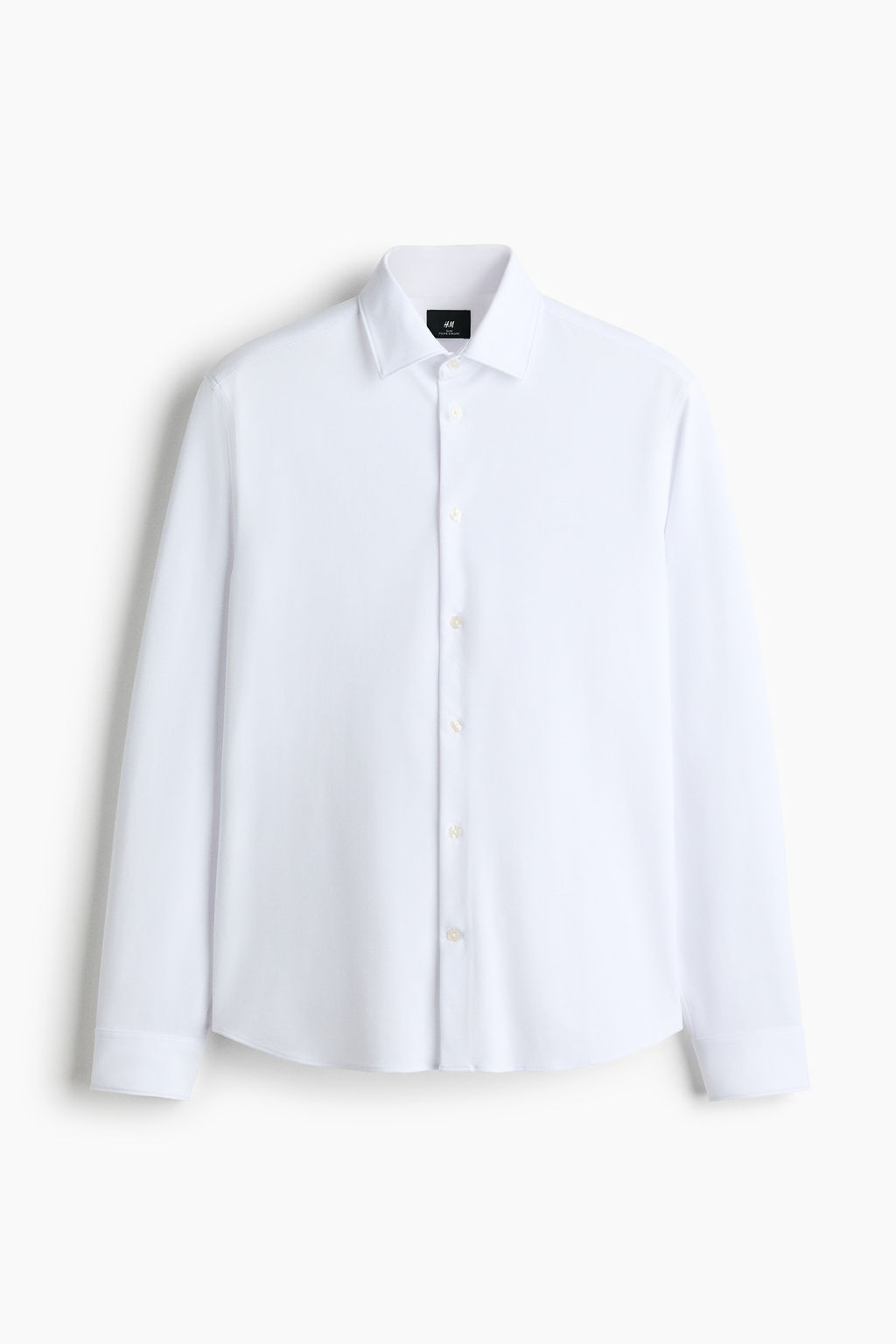 Camisa en tejido el?stico multidirecci?n Slim Fit - H&m фото 4