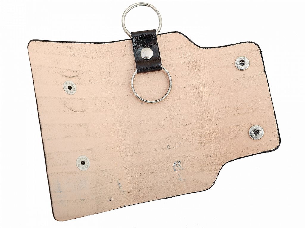 Футляр для ключей натуральная кожа № 0476/7 3шт/упак. - Ганг фото 2