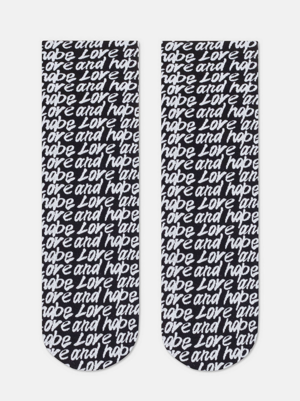 Цена за 2 пары. Носки Классические CONTE FANTASY Плотные носки с вывязанным рисунком Love nero-bianco - Conte elegant фото 5
