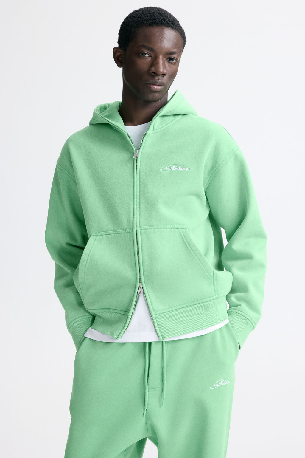 Chaqueta sudadera boxy con capucha Loose Fit - H&m фото 7