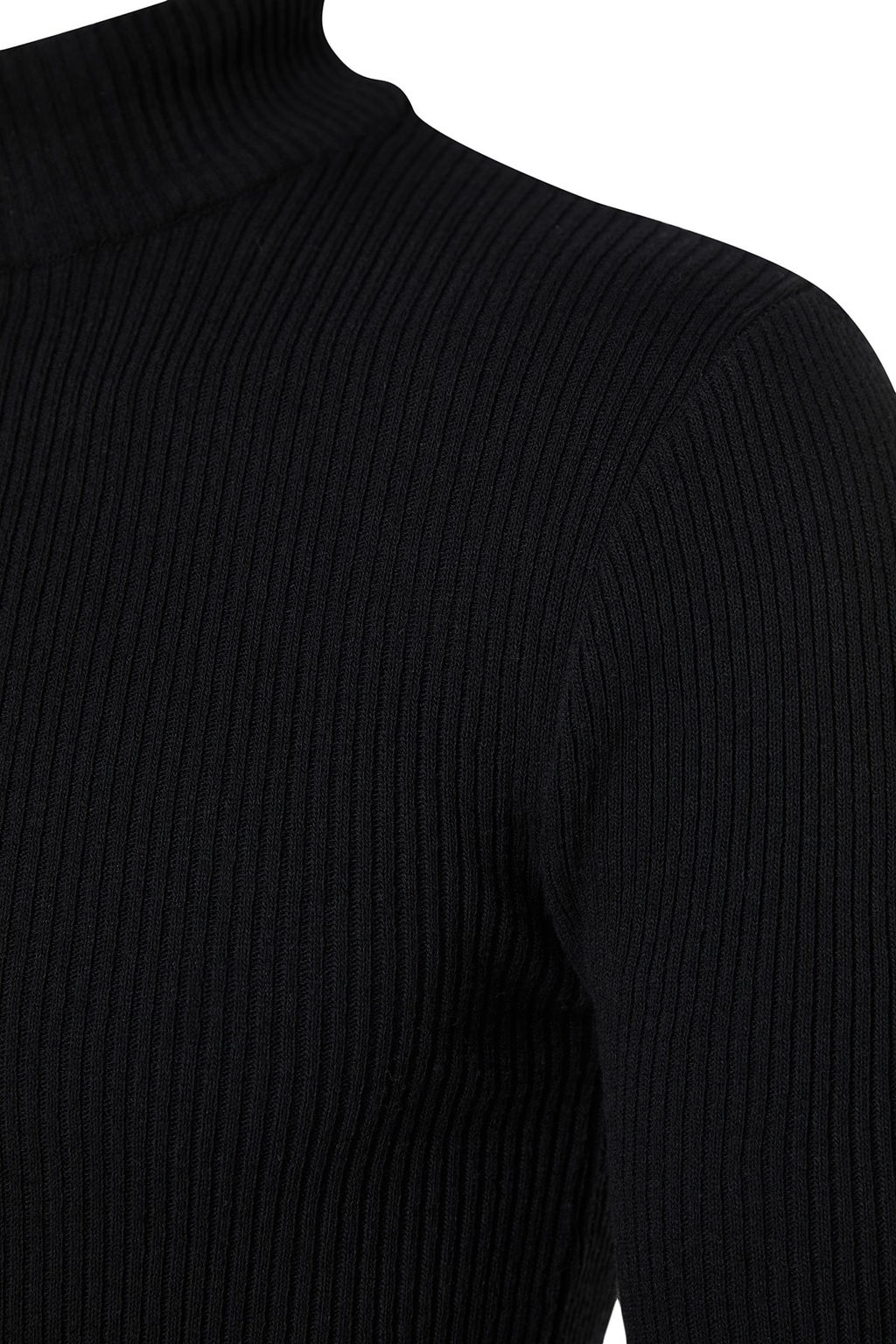 TRENDYOL MAN Siyah-Ekru Dar Kal?p Pamuklu Yar?m Bal?kc? Yaka Lastik Orgu 2li Paket Triko Kazak TMNAW22KZ1919 - Trendyolmilla фото 6