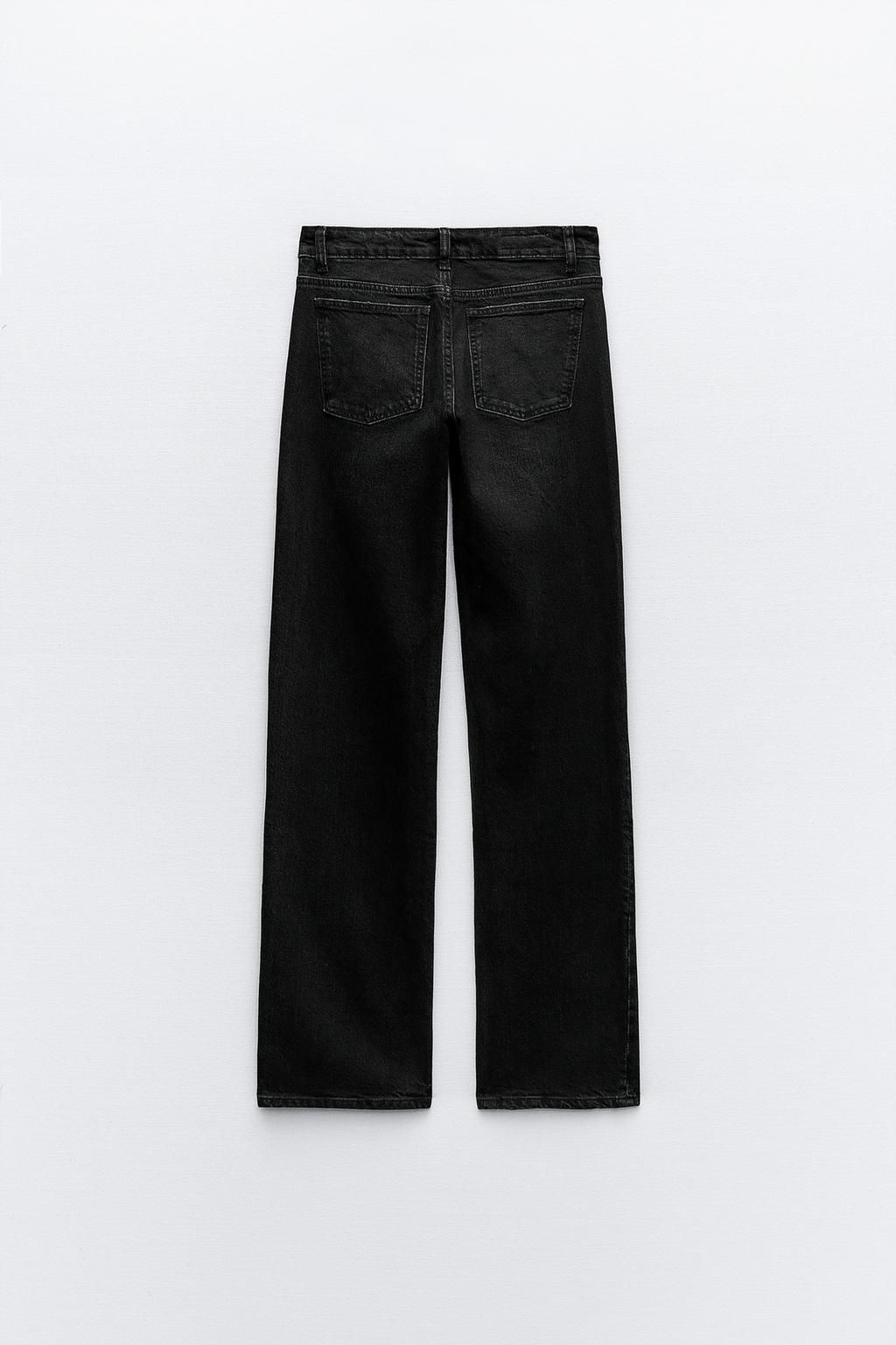 TRF LOW-RISE STRAIGHT JEANS - Zara фото 8