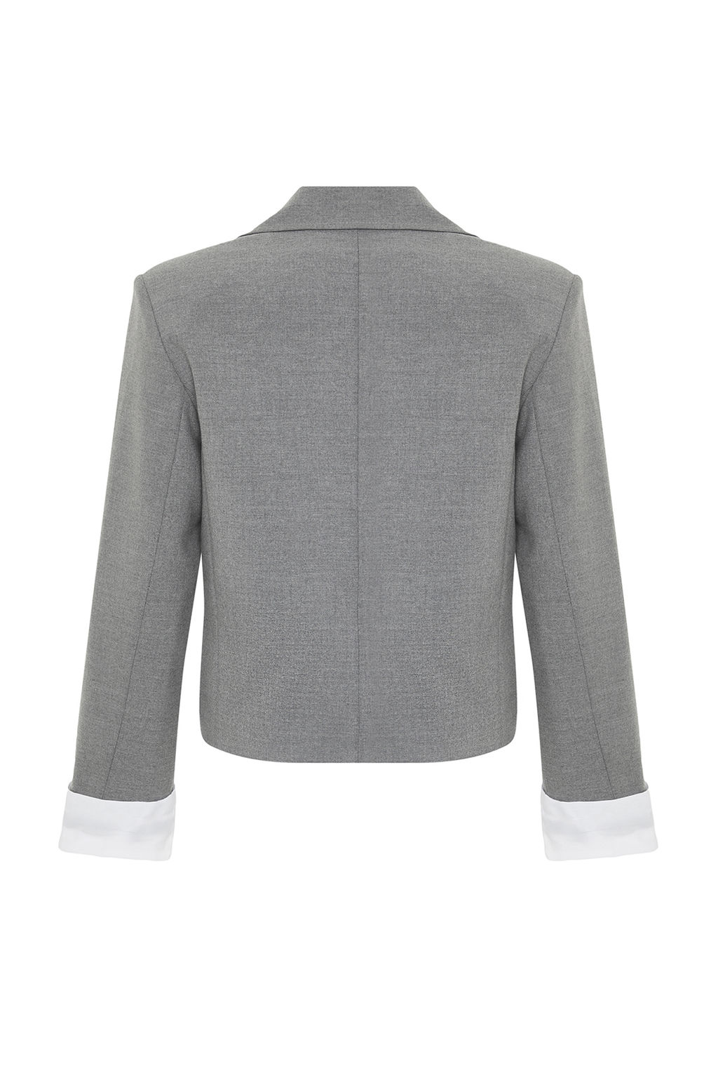 TRENDYOLMILLA Antrasit Kolu Manset Detayl? Dokuma Blazer Ceket TWOSS24BC00015  фото 9